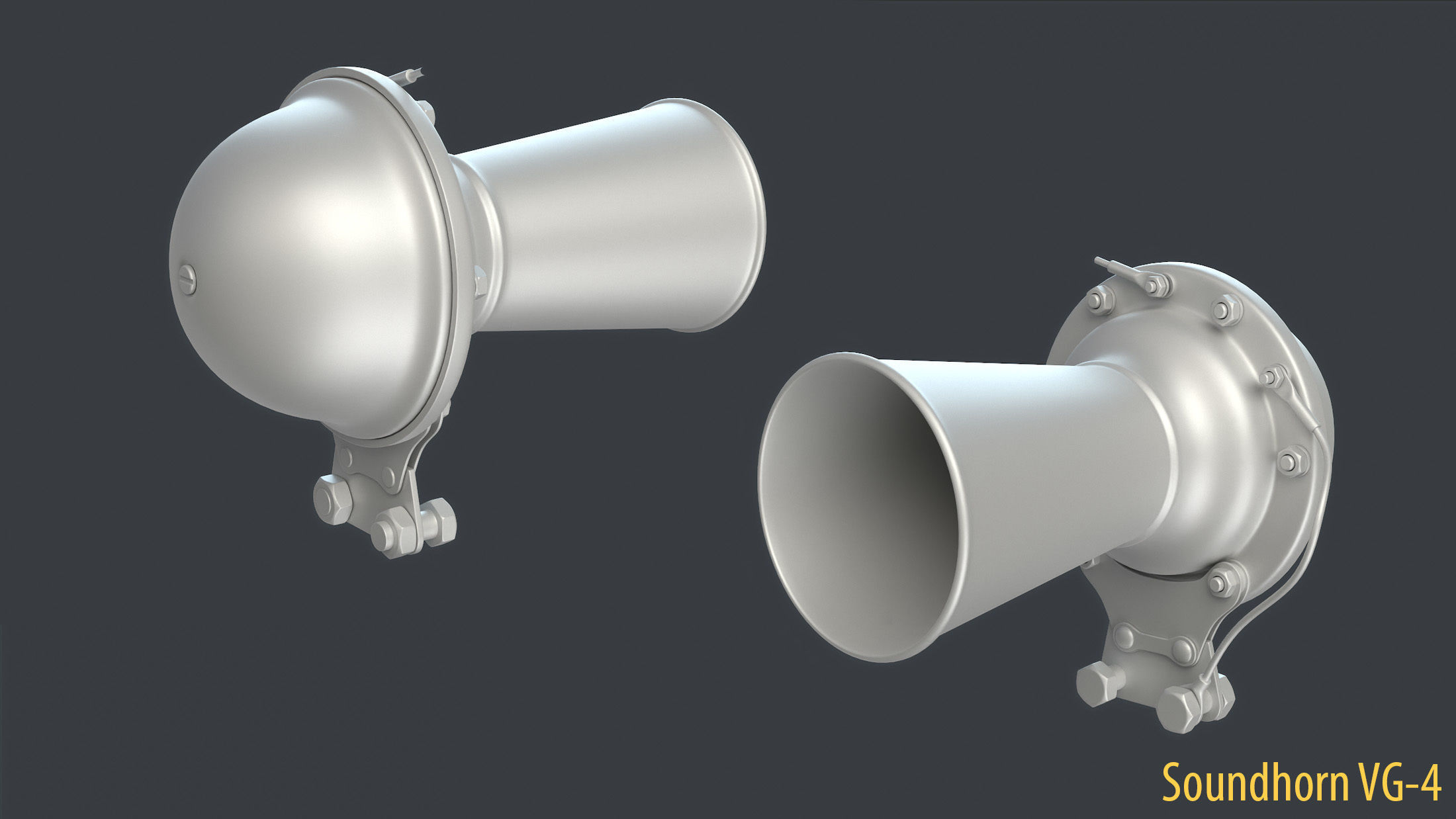 WW2 Soviet Tank External Equipment Set  3D model_43