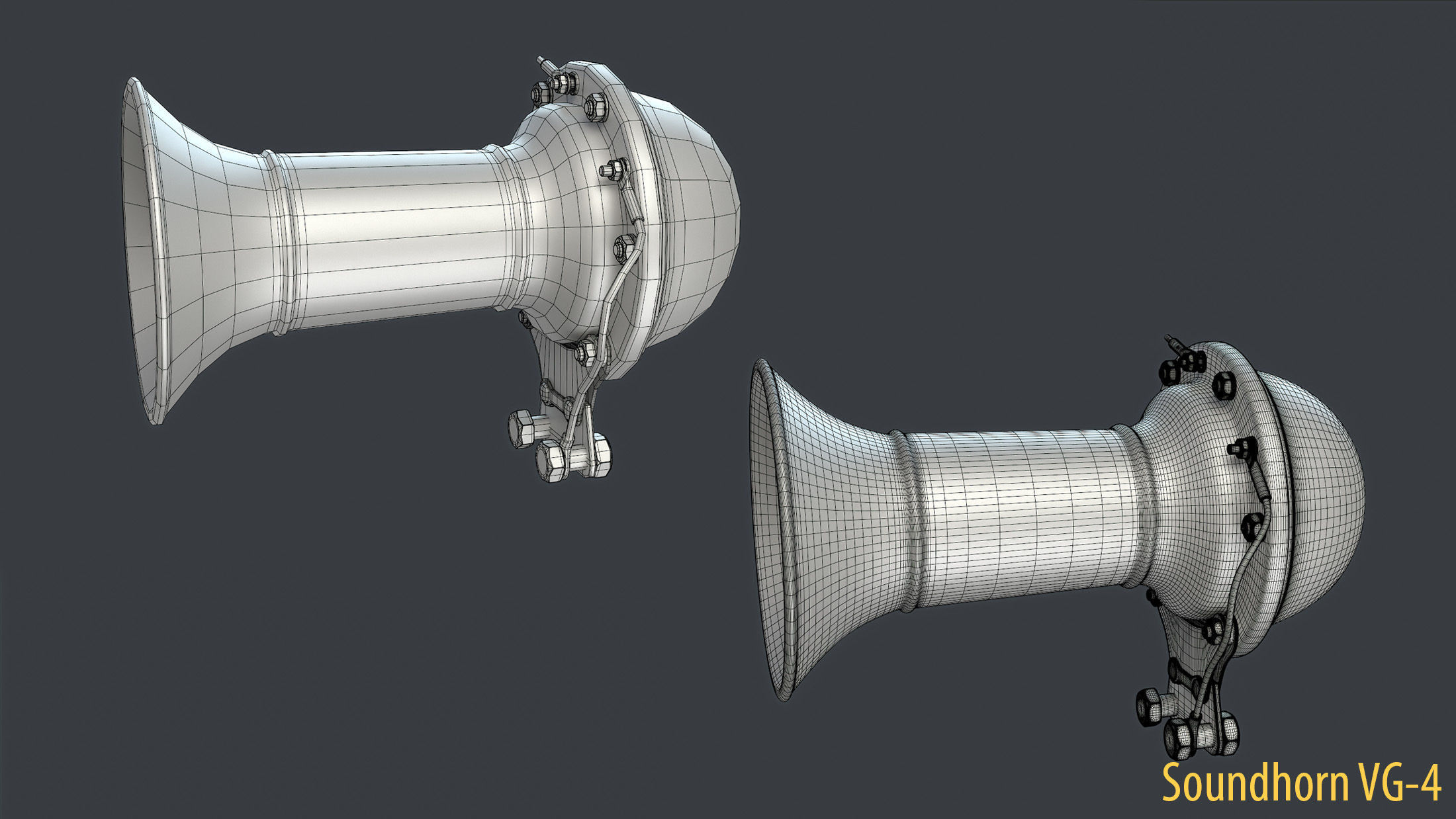 WW2 Soviet Tank External Equipment Set  3D model_46