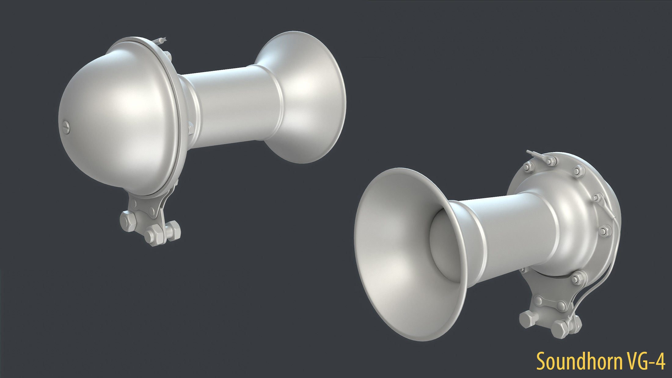 WW2 Soviet Tank External Equipment Set  3D model_45