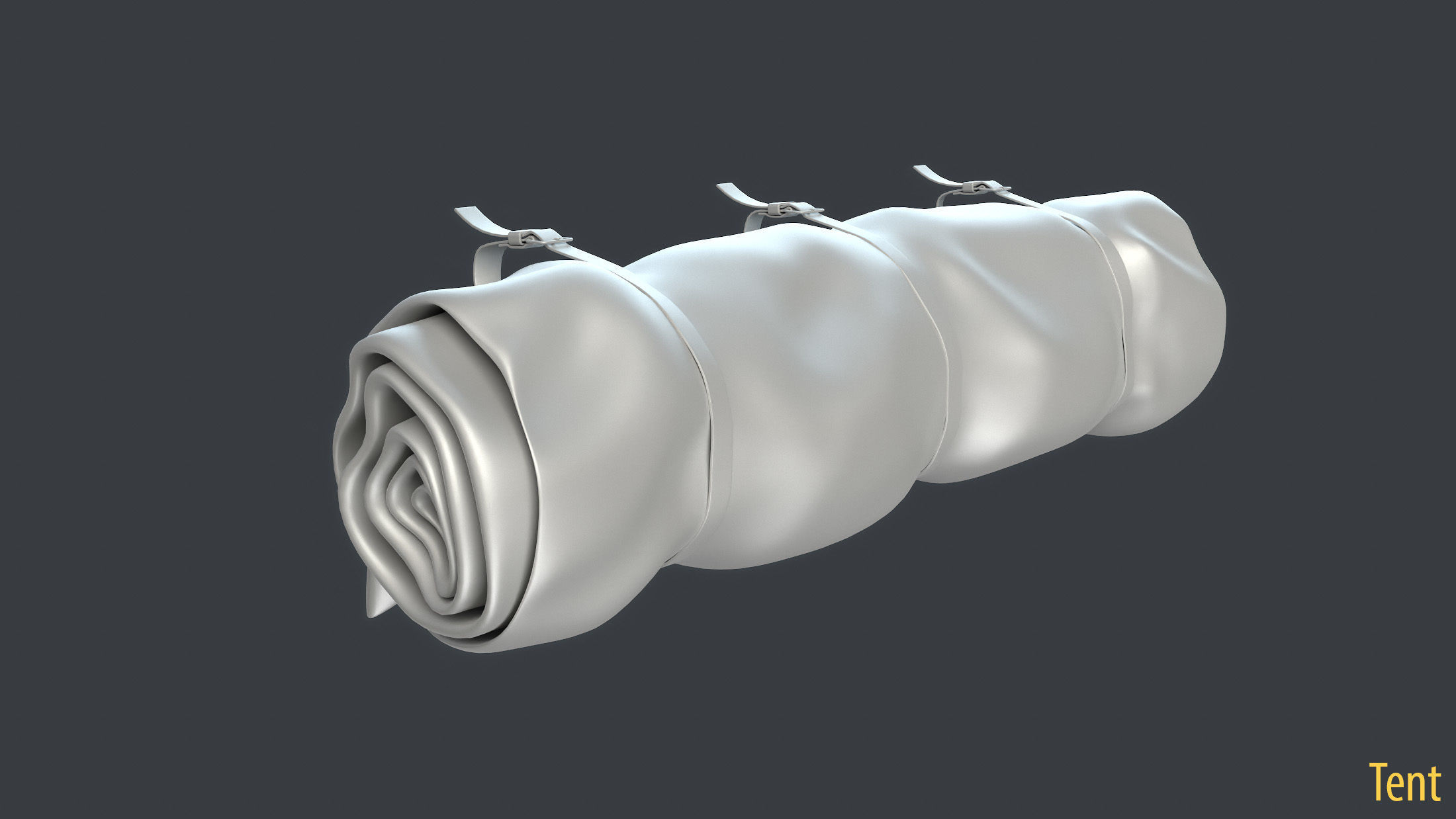 WW2 Soviet Tank External Equipment Set  3D model_14