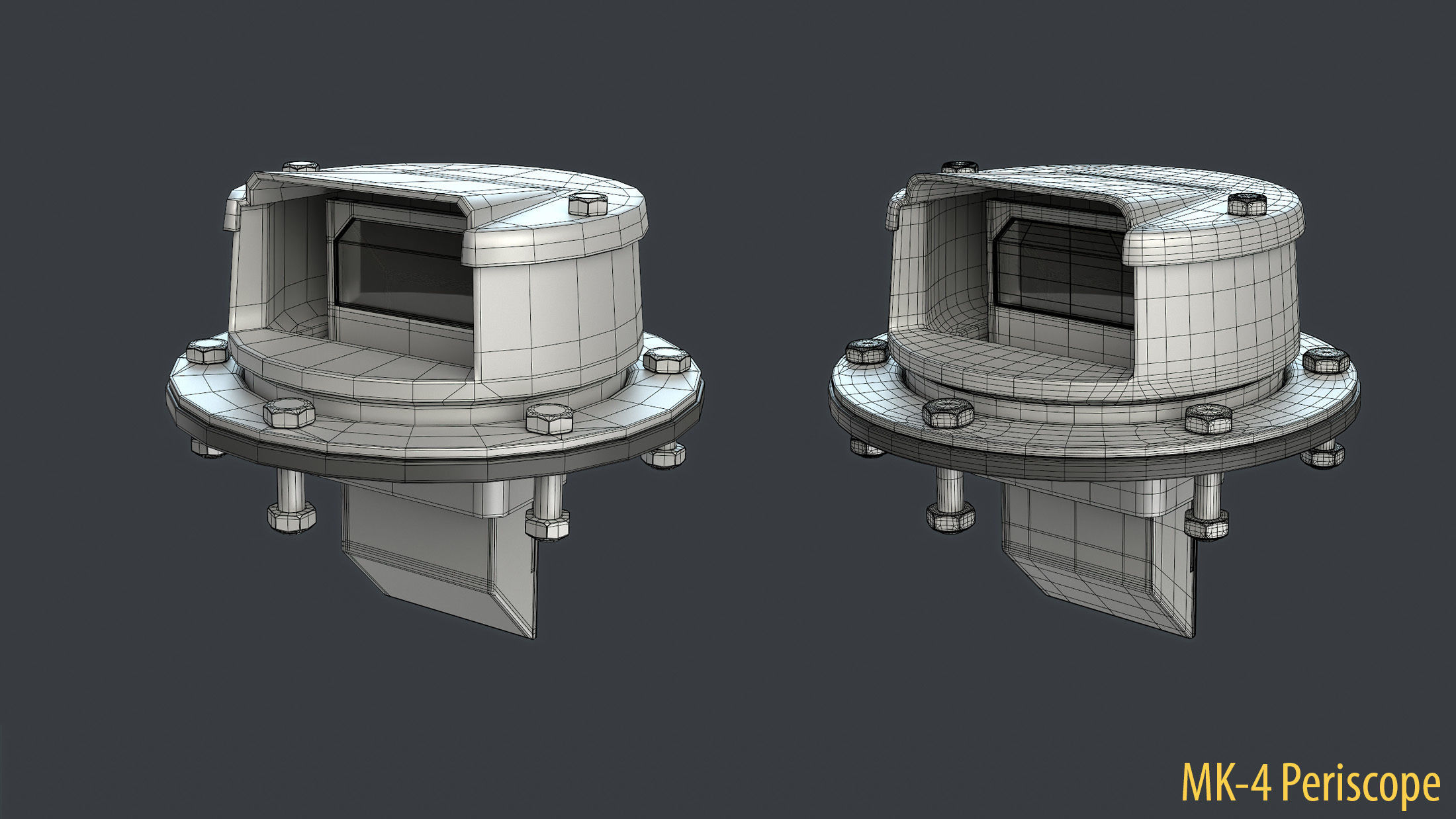 WW2 Soviet Tank External Equipment Set  3D model_30