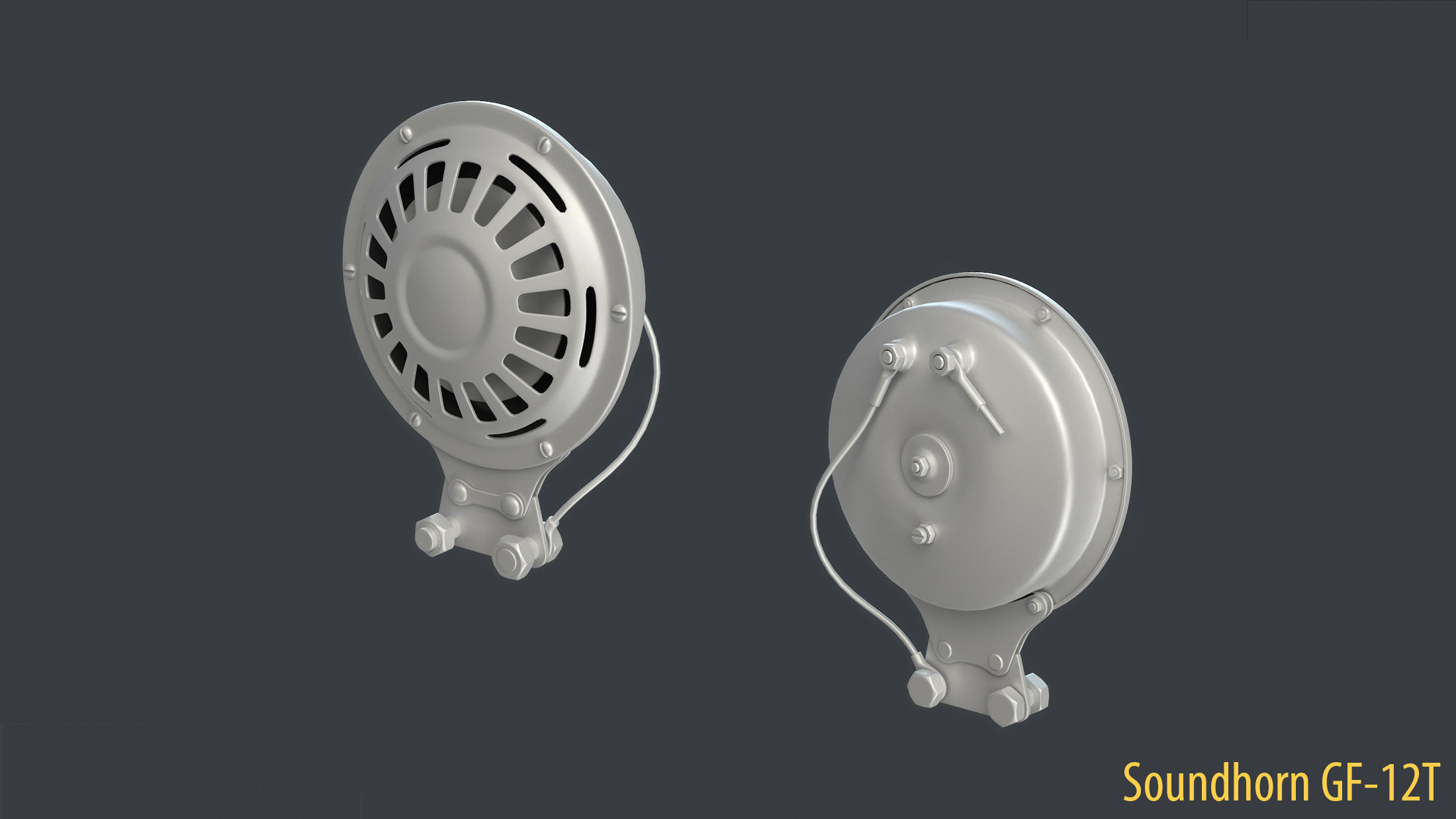 WW2 Soviet Tank External Equipment Set  3D model_37