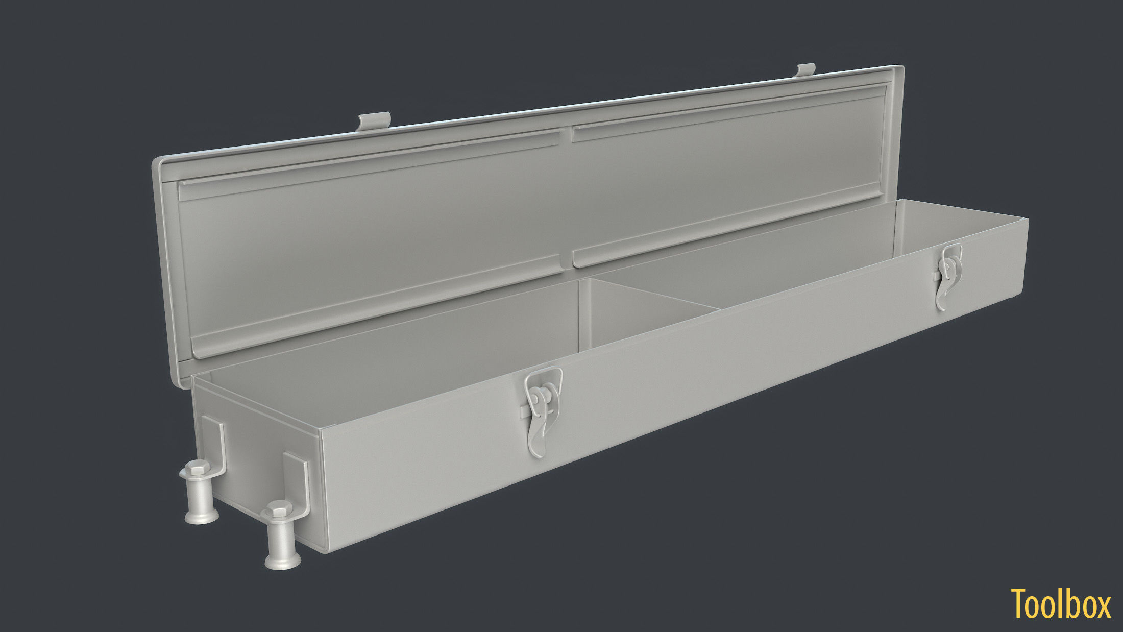 WW2 Soviet Tank External Equipment Set  3D model_17