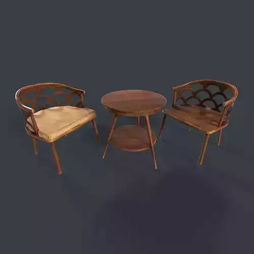 Retro Table and chair