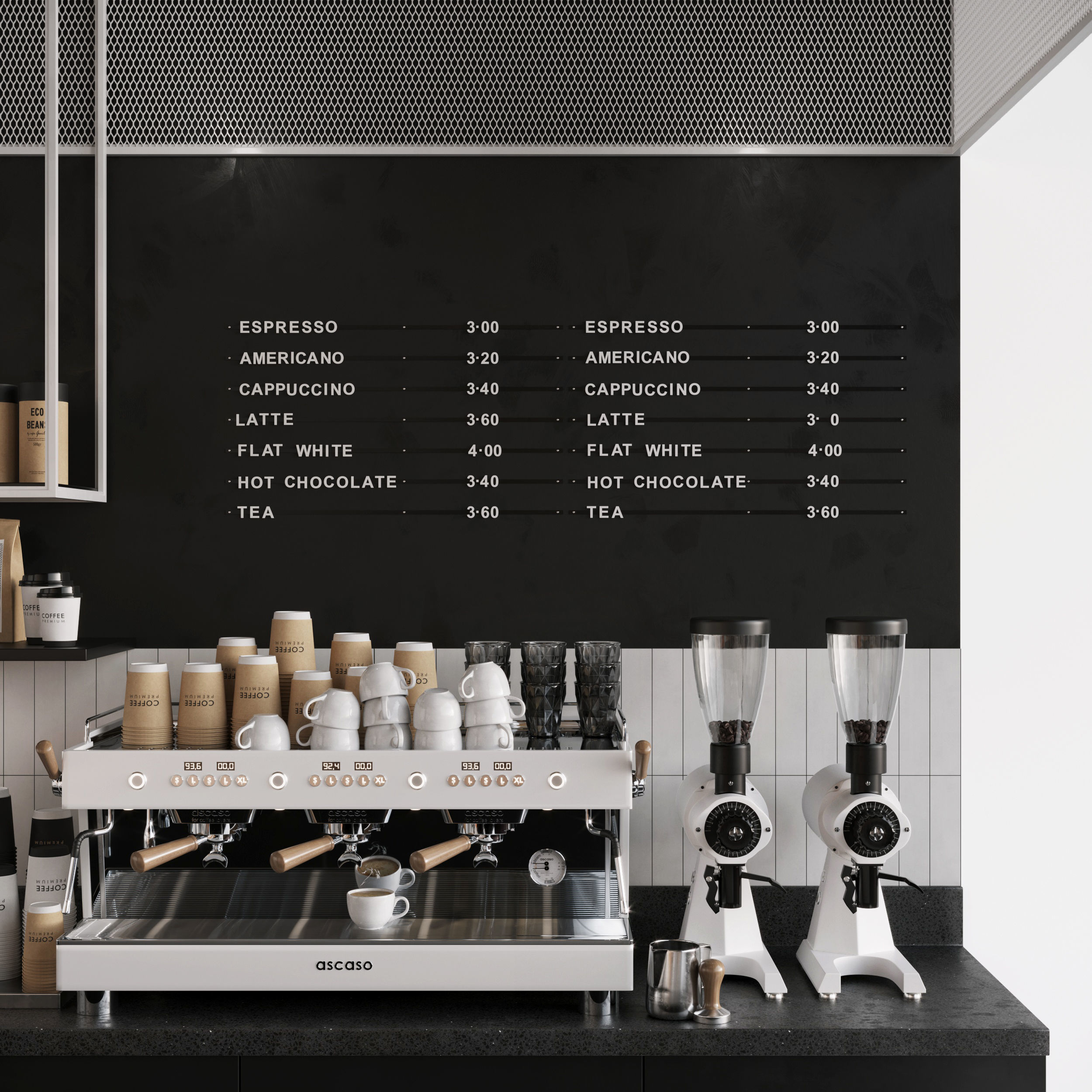 Coffee Shop 3D model_4