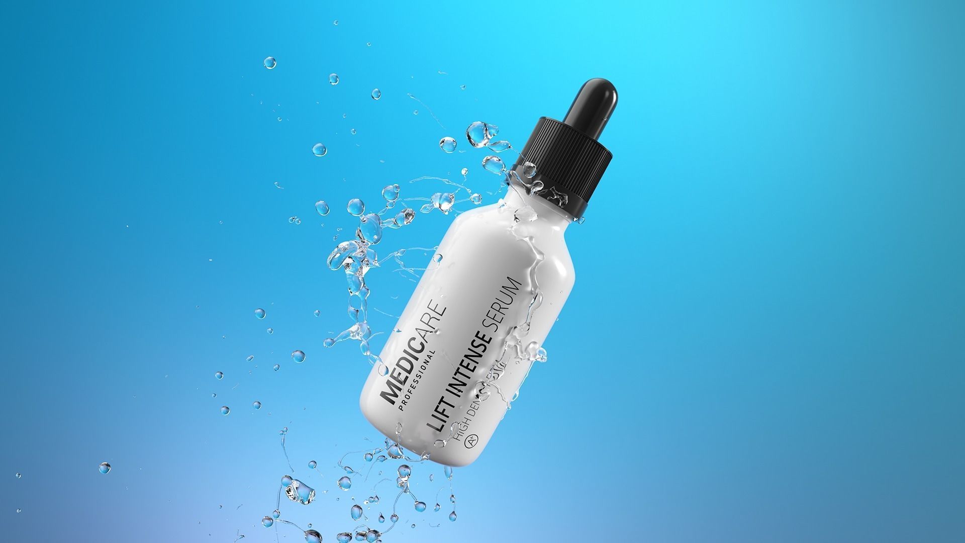 Splash Bottle Animated 3D model_3