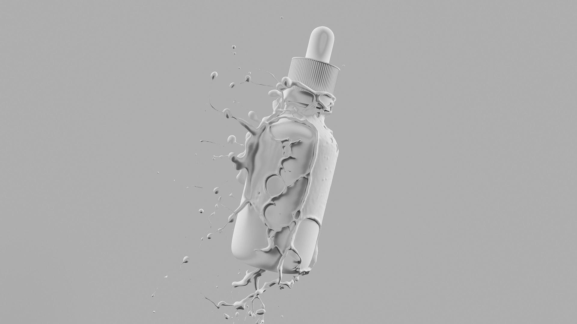 Splash Bottle Animated 3D model_5