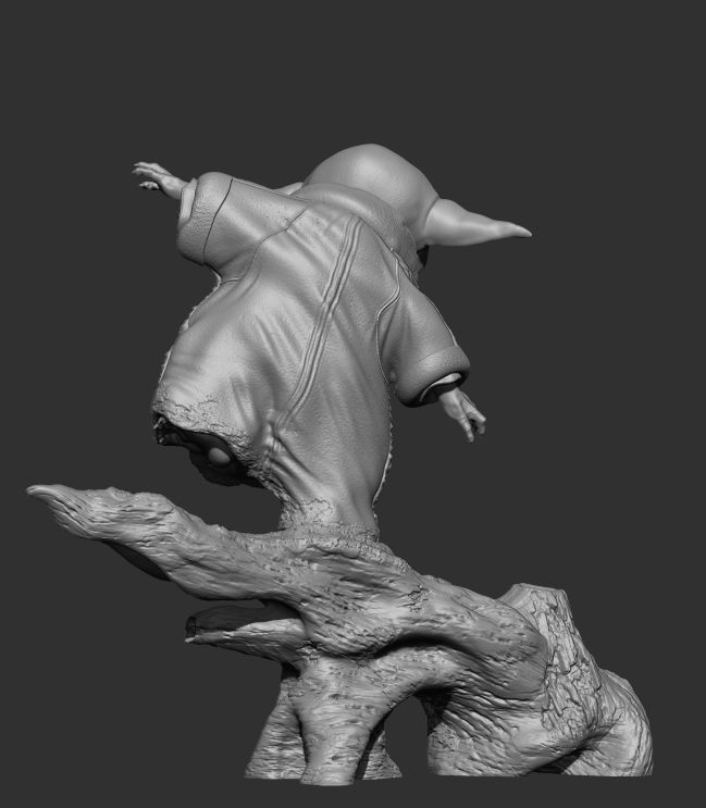 Grogu Training 3D print model_5