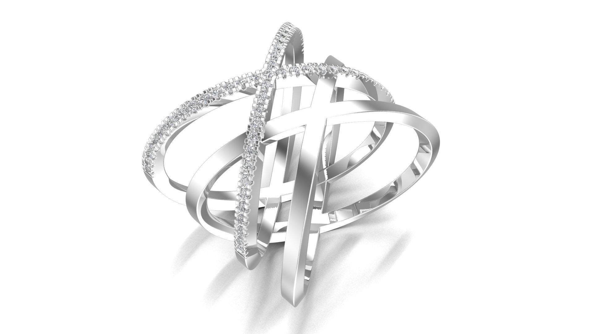 Cocktail Ring 3D print model_8