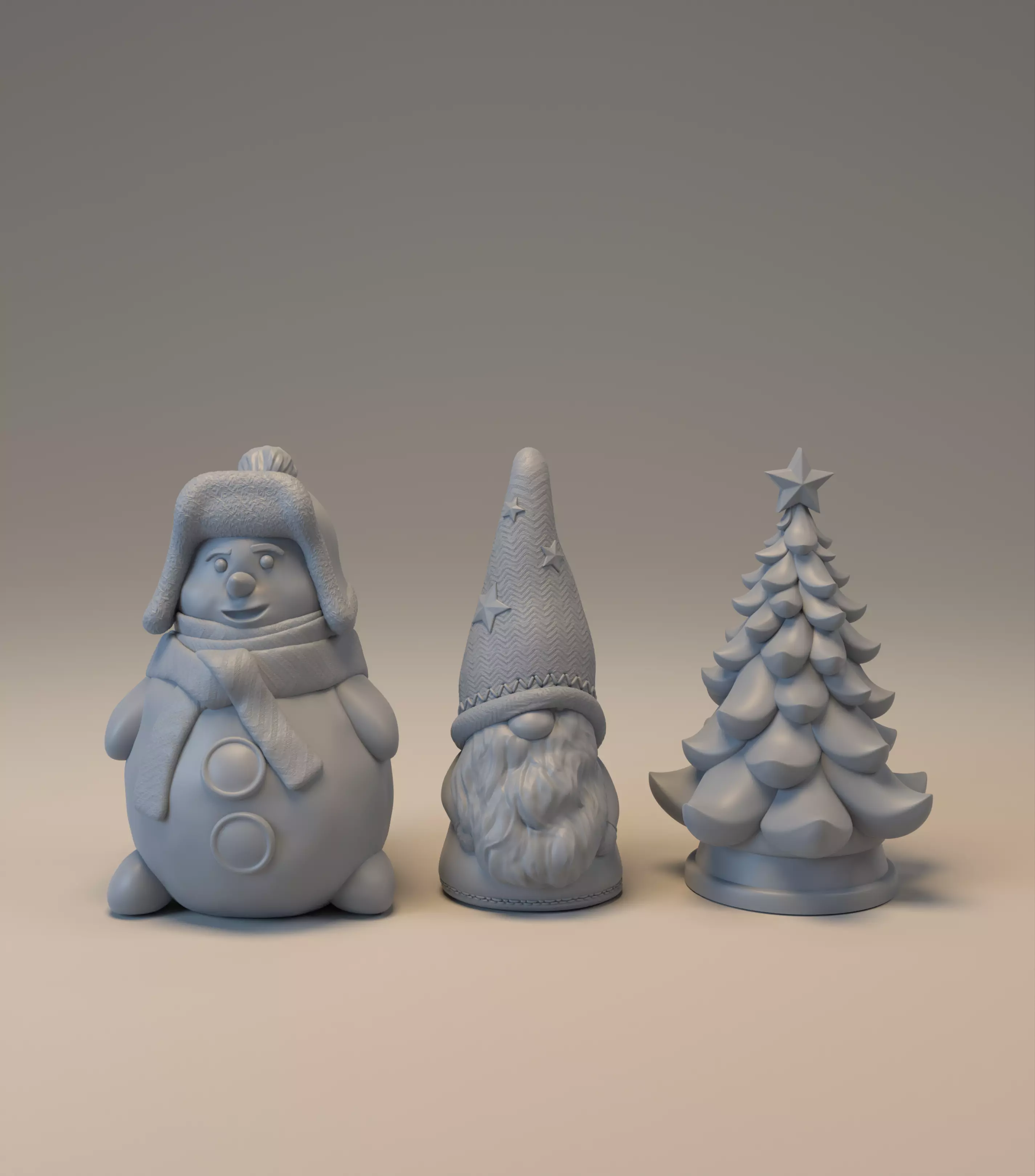 Christmas decorations pack 3D Model Collection_0