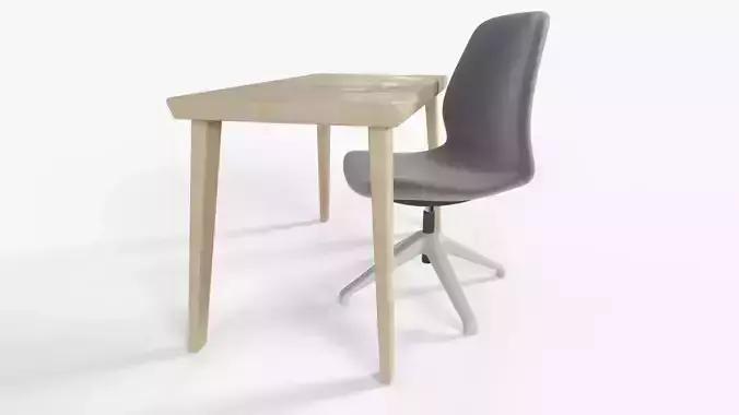 Office chair and table