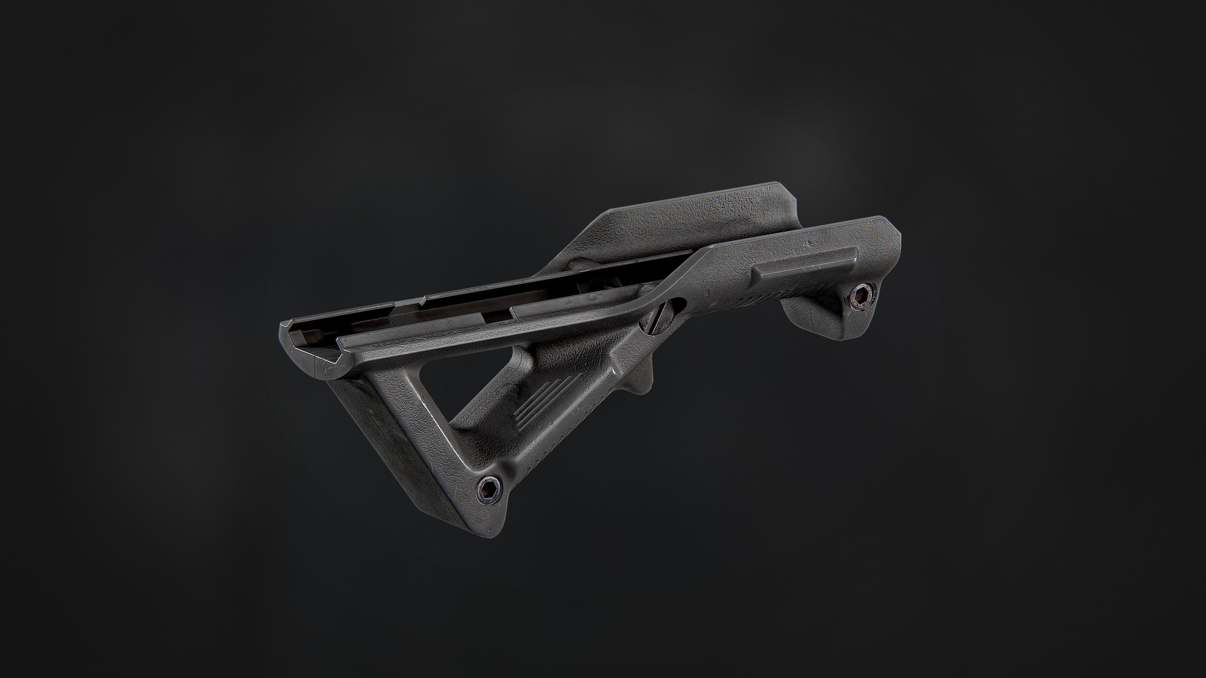 Magpul AFG1 Low-poly 3D model_3