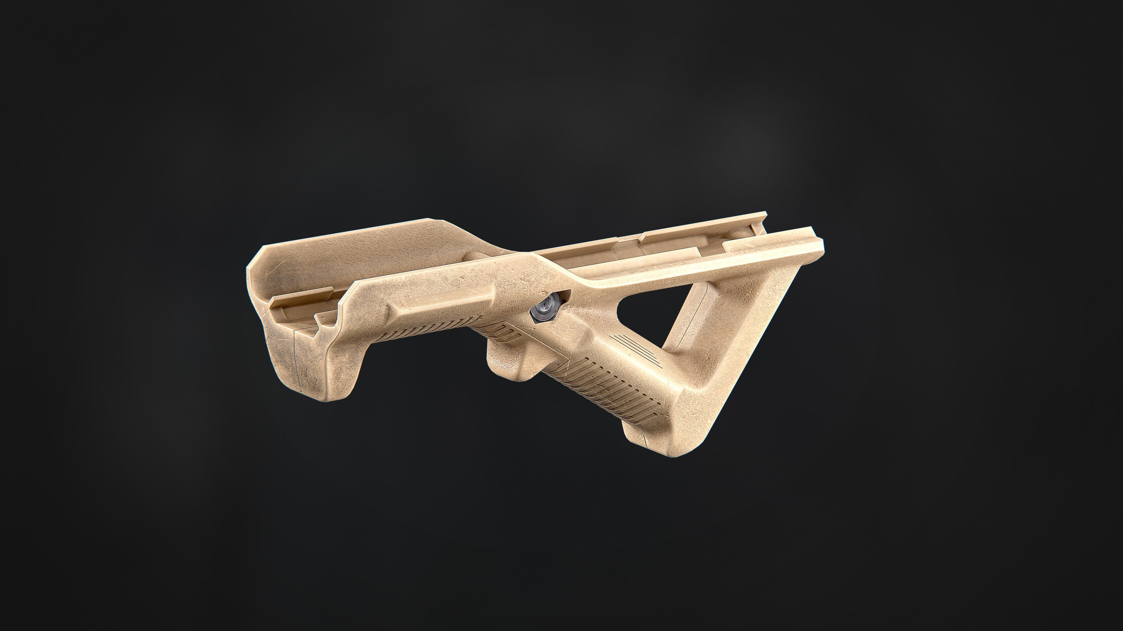 Magpul AFG1 Low-poly 3D model_5