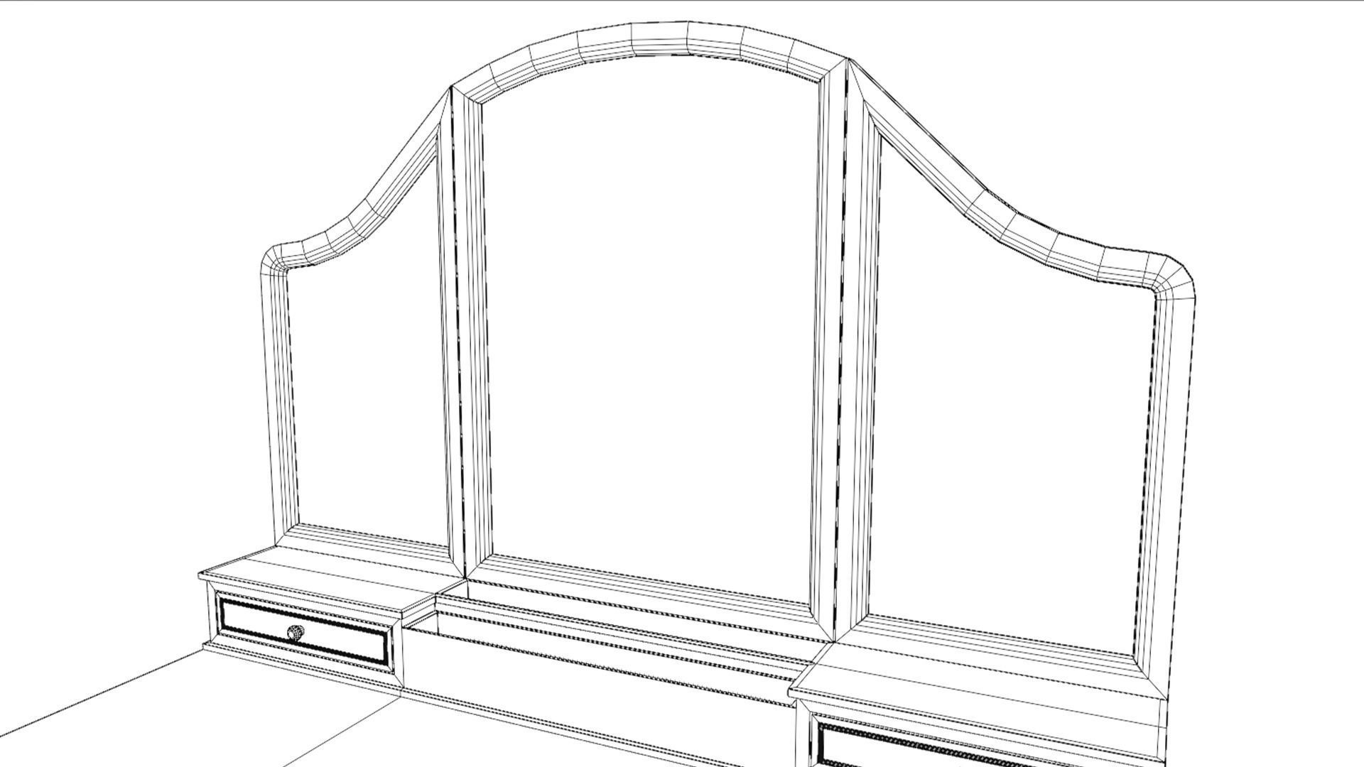 Vanity Mirror 3D model_7