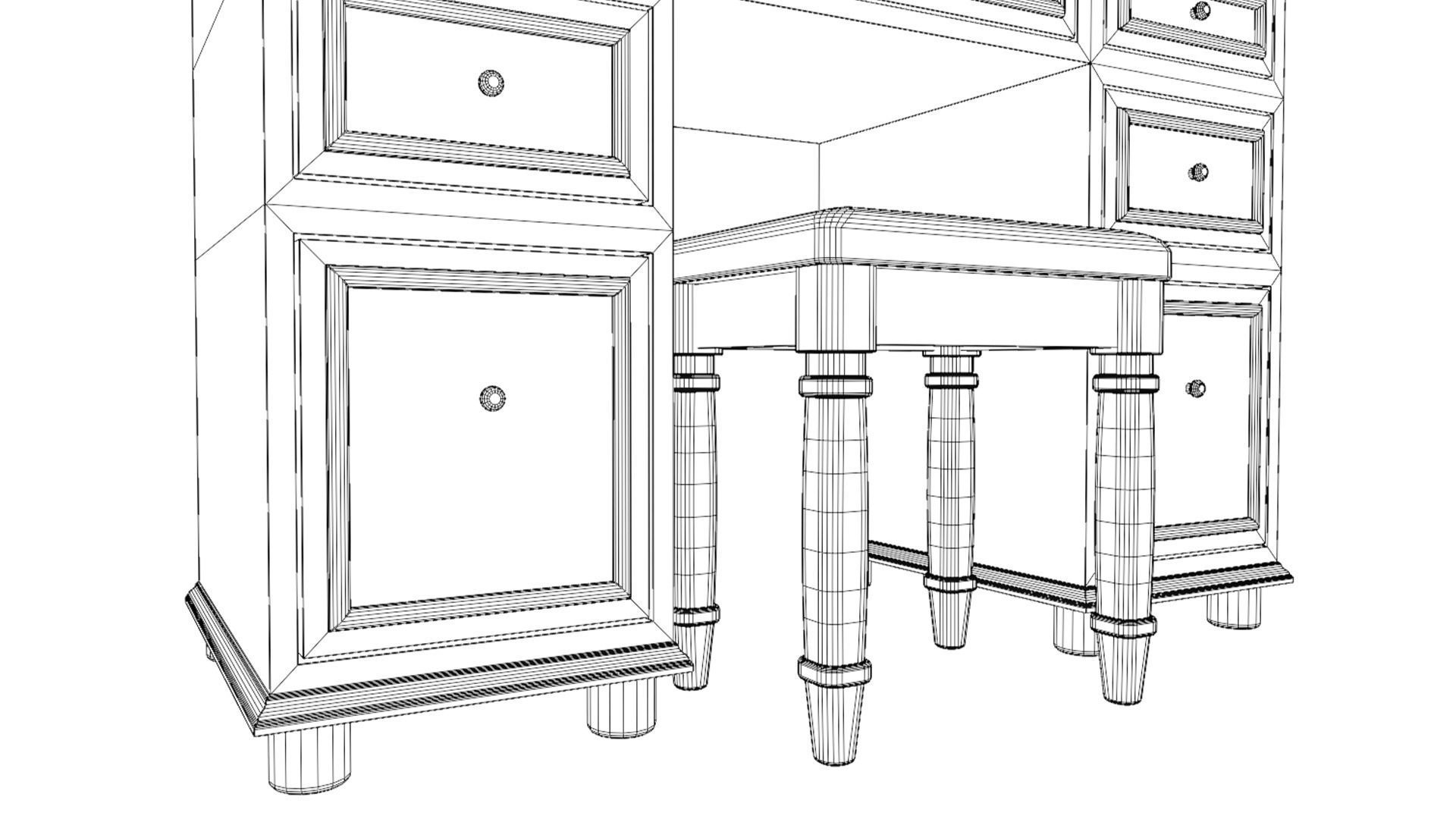 Vanity Mirror 3D model_8