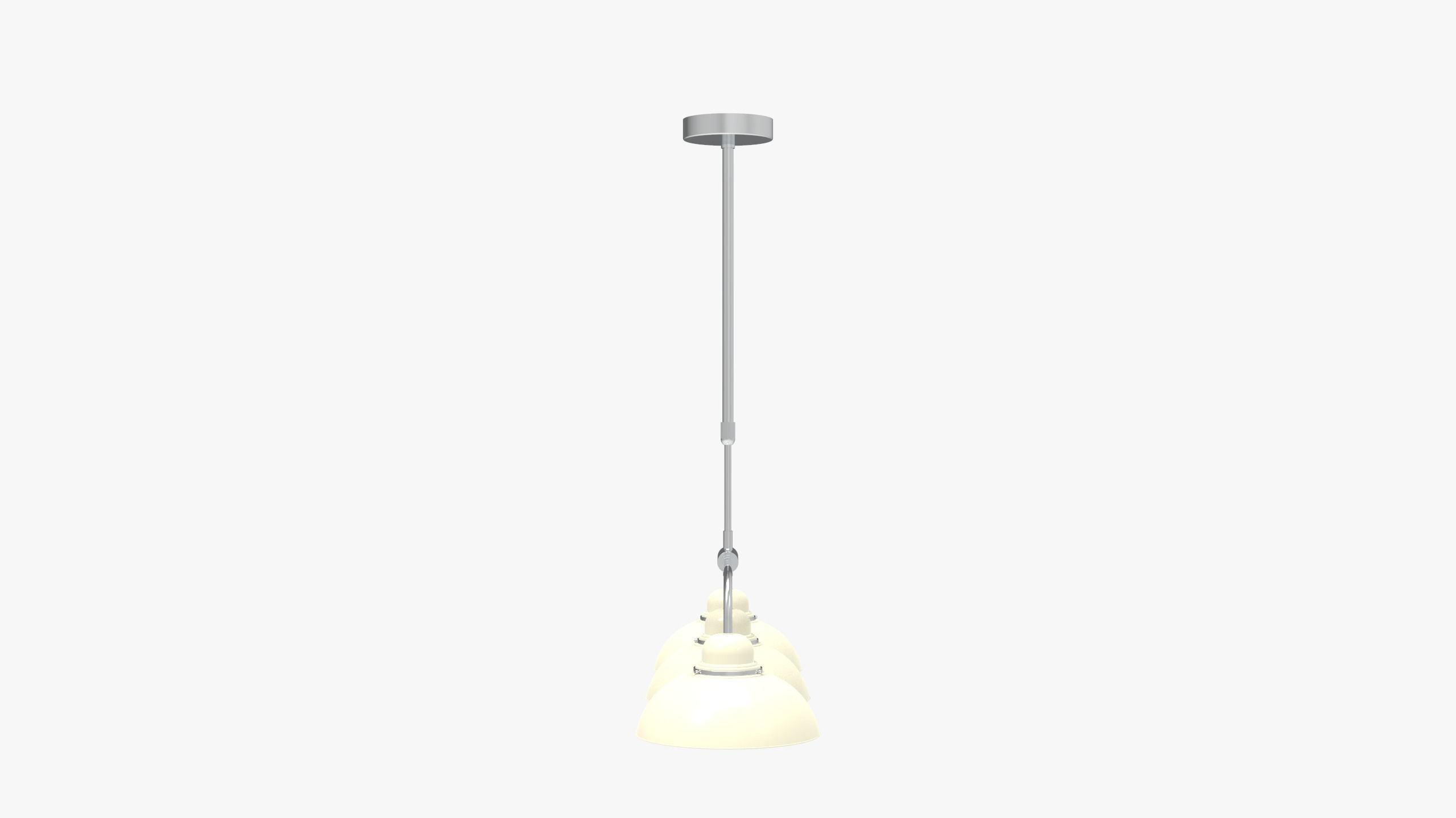 Hanging Light Fixture 3D model_4