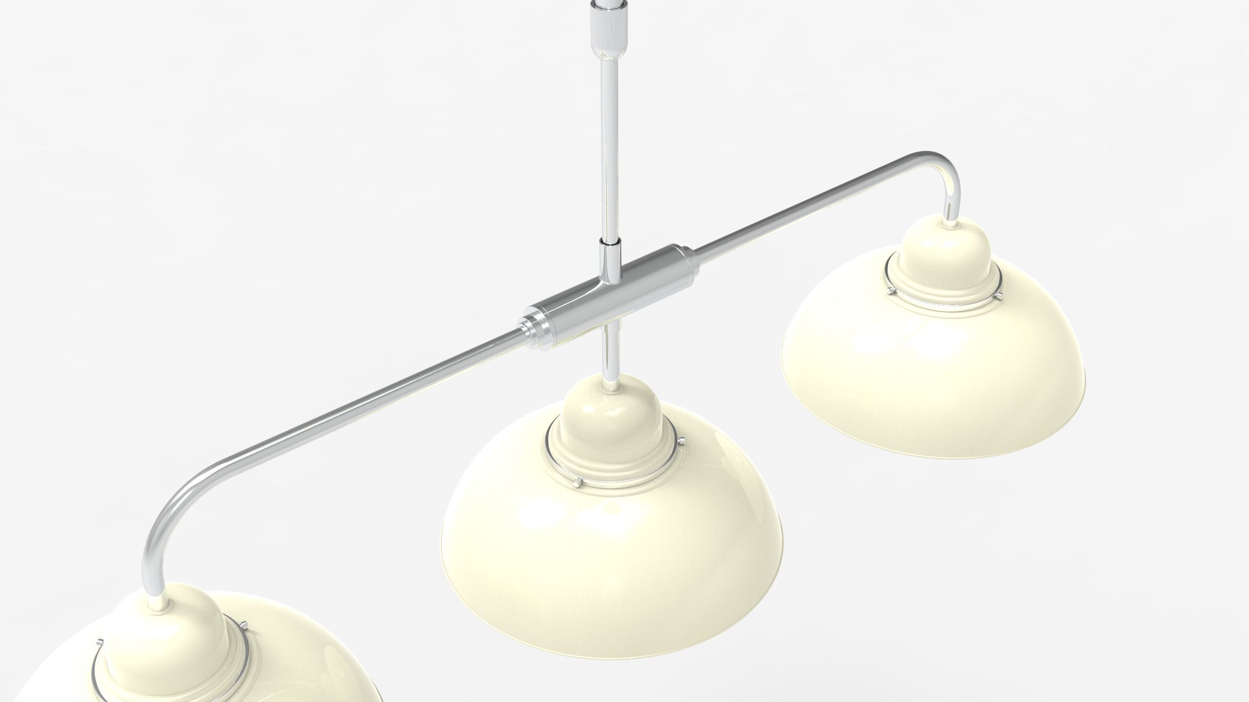 Hanging Light Fixture 3D model_1