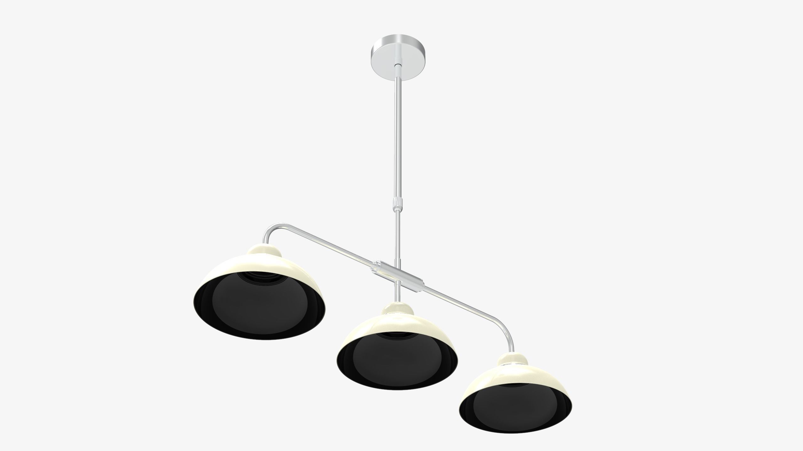 Hanging Light Fixture 3D model_2