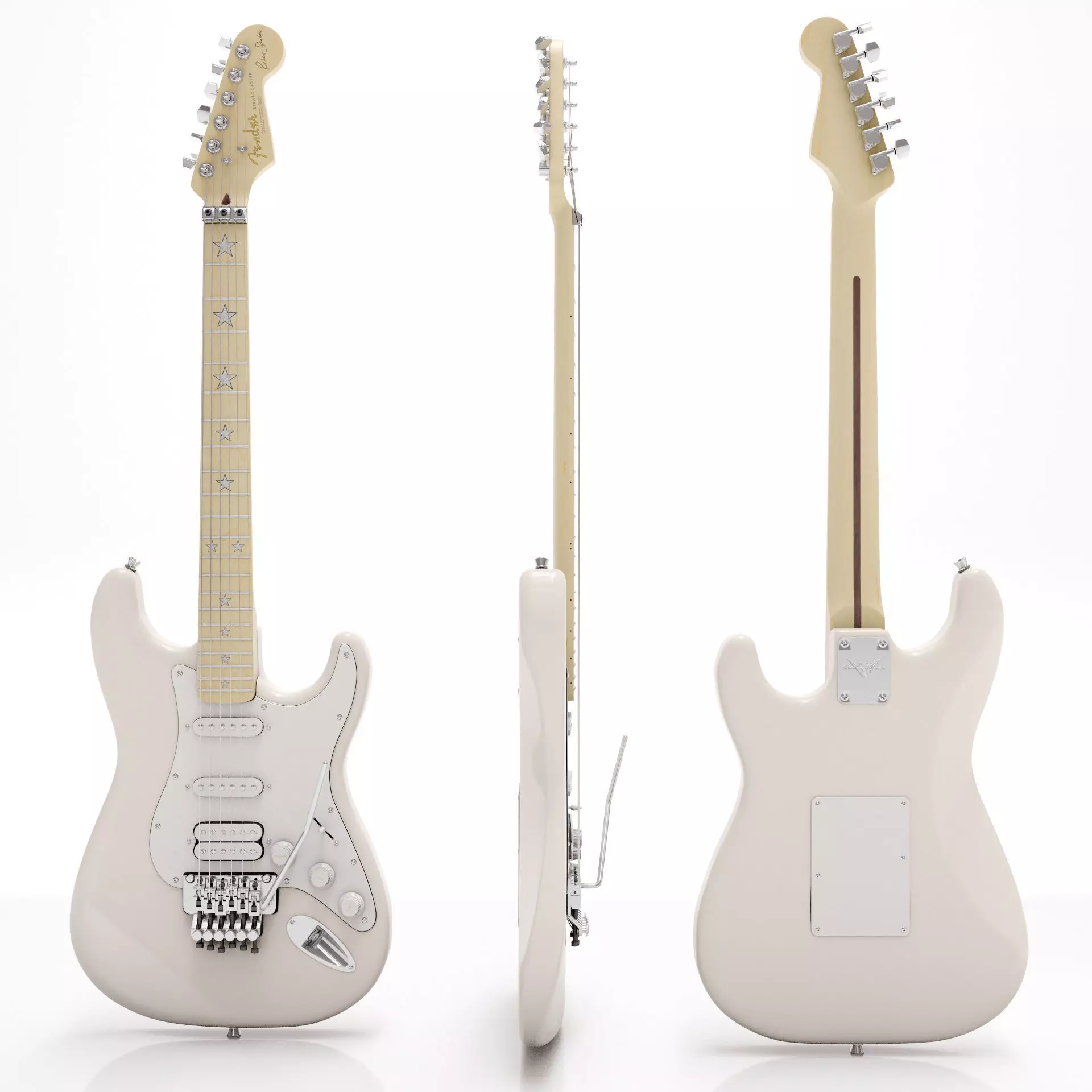 Fender Stratocaster Richie Sambora Signature 3D model