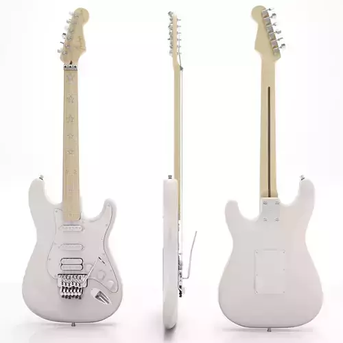 Fender Stratocaster Richie Sambora Signature 3D model