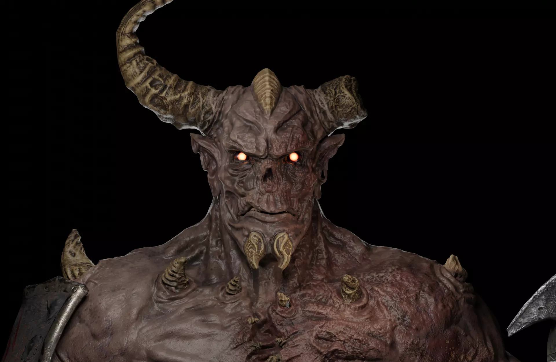 Demon Low-poly 3D model