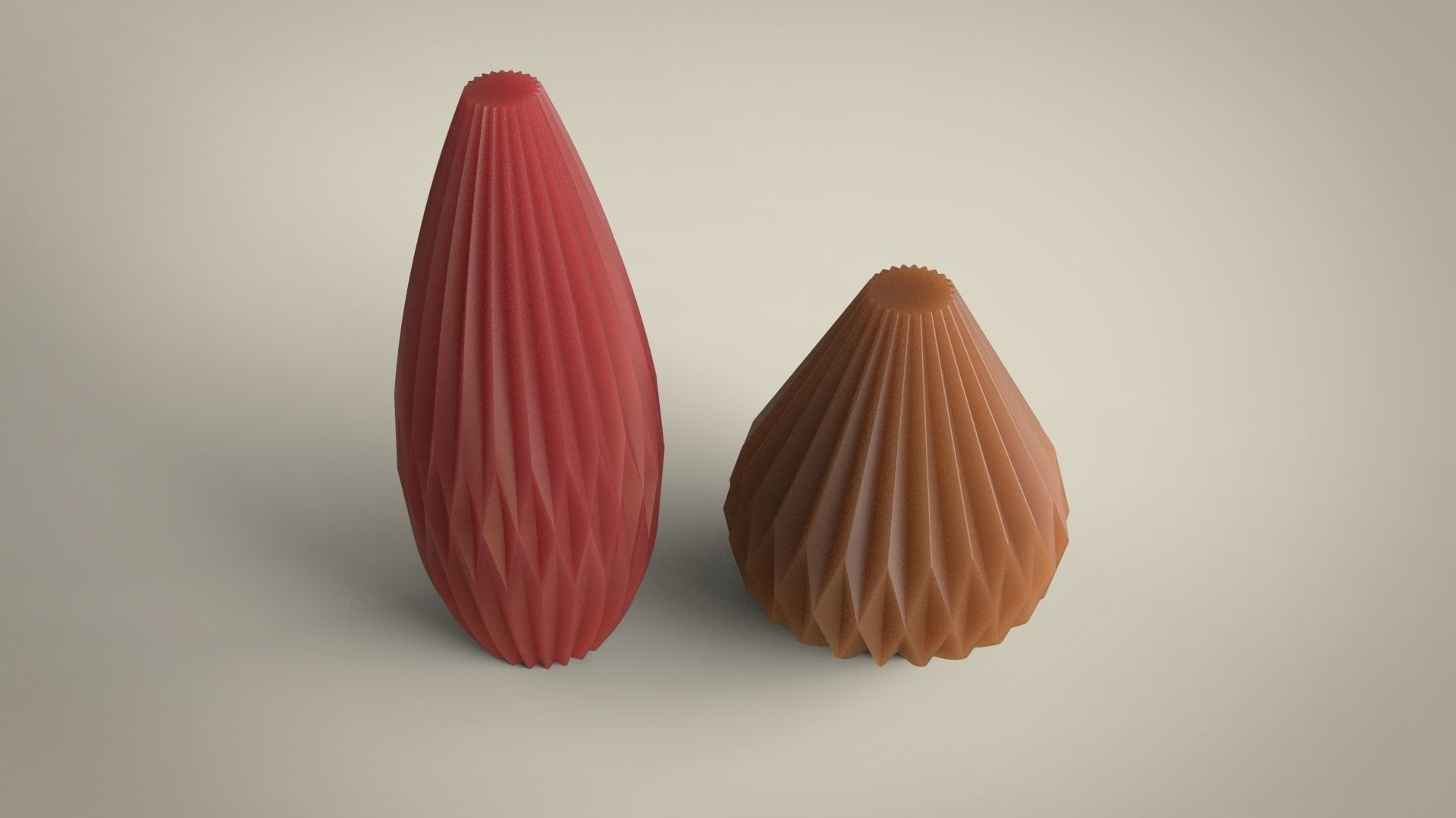 Geometric Candle for silicone mold  3D print model_3