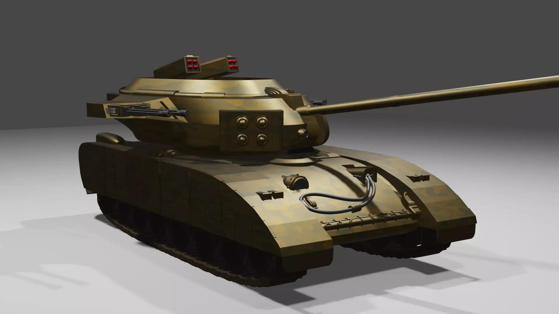 Tank Des1 Free 3D model