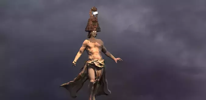 Devine Kingdom Helmet Enlightened 3D model