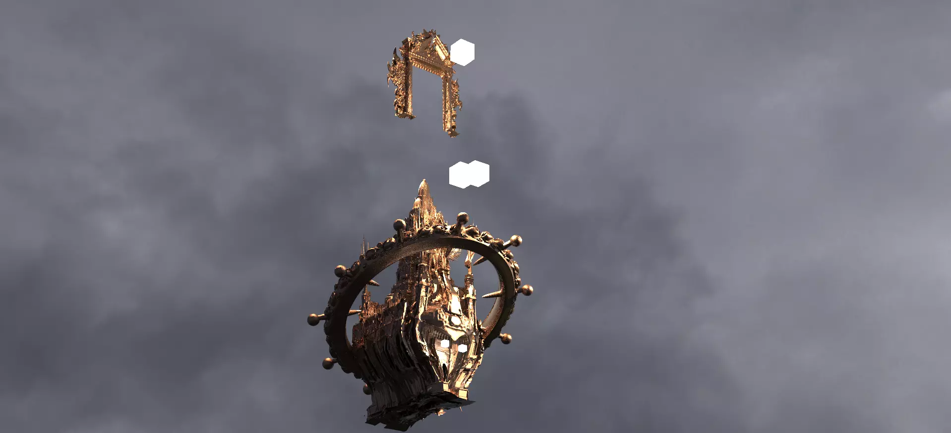 Devine Heavens kingdom helmet 2 3D model_0