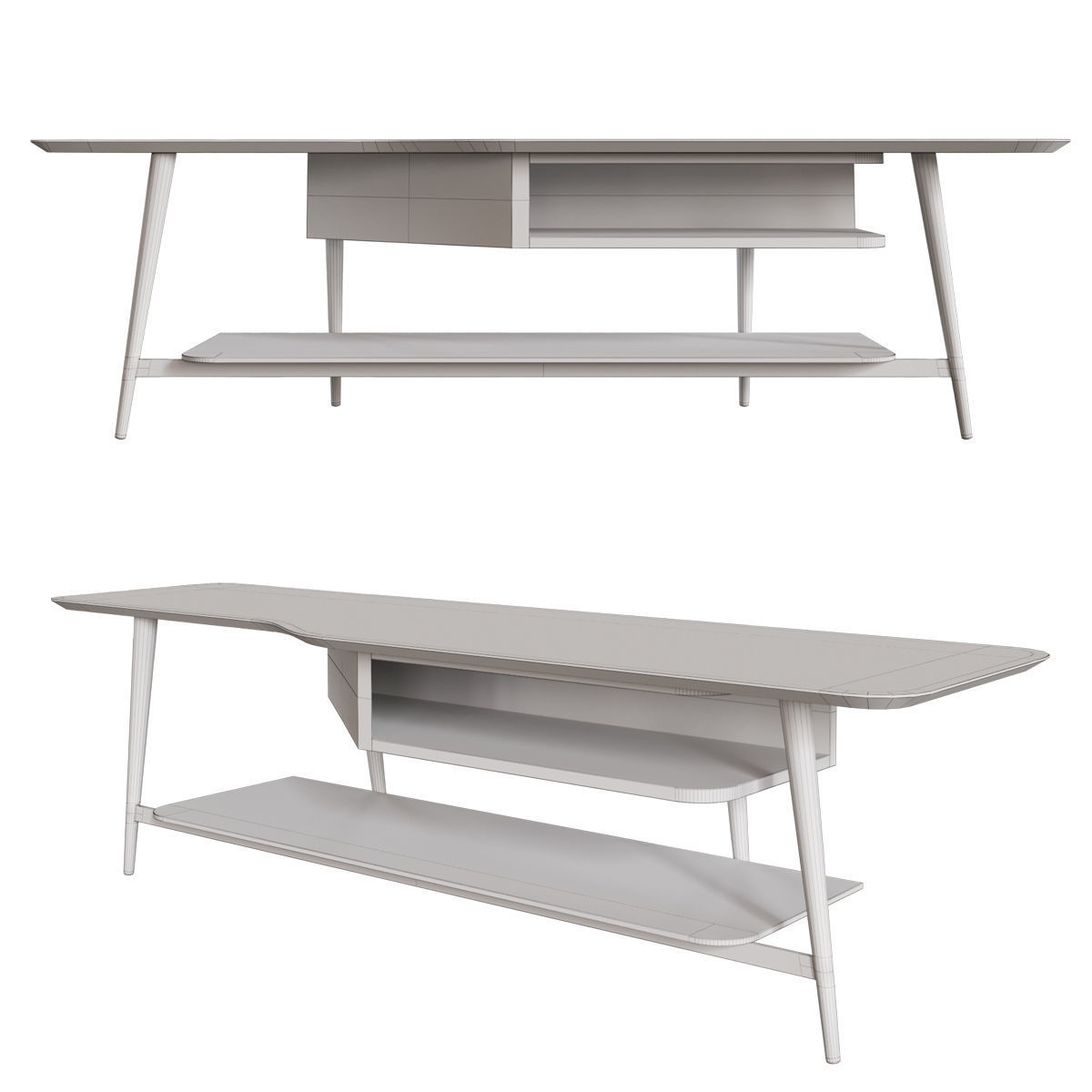 Roche Bobois Octet TV Unit 3D model_4