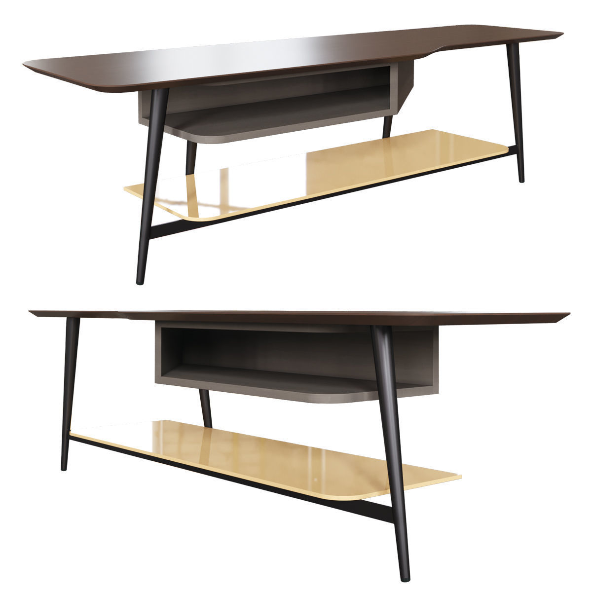 Roche Bobois Octet TV Unit 3D model_2