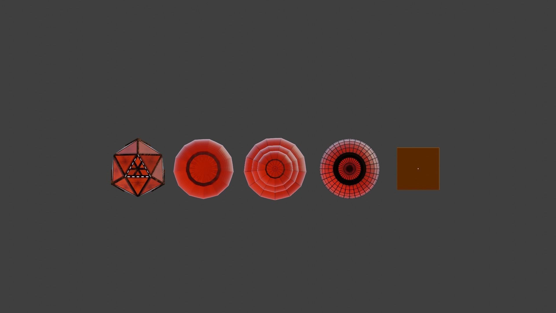 Japanese Lantern pack 3D model_7