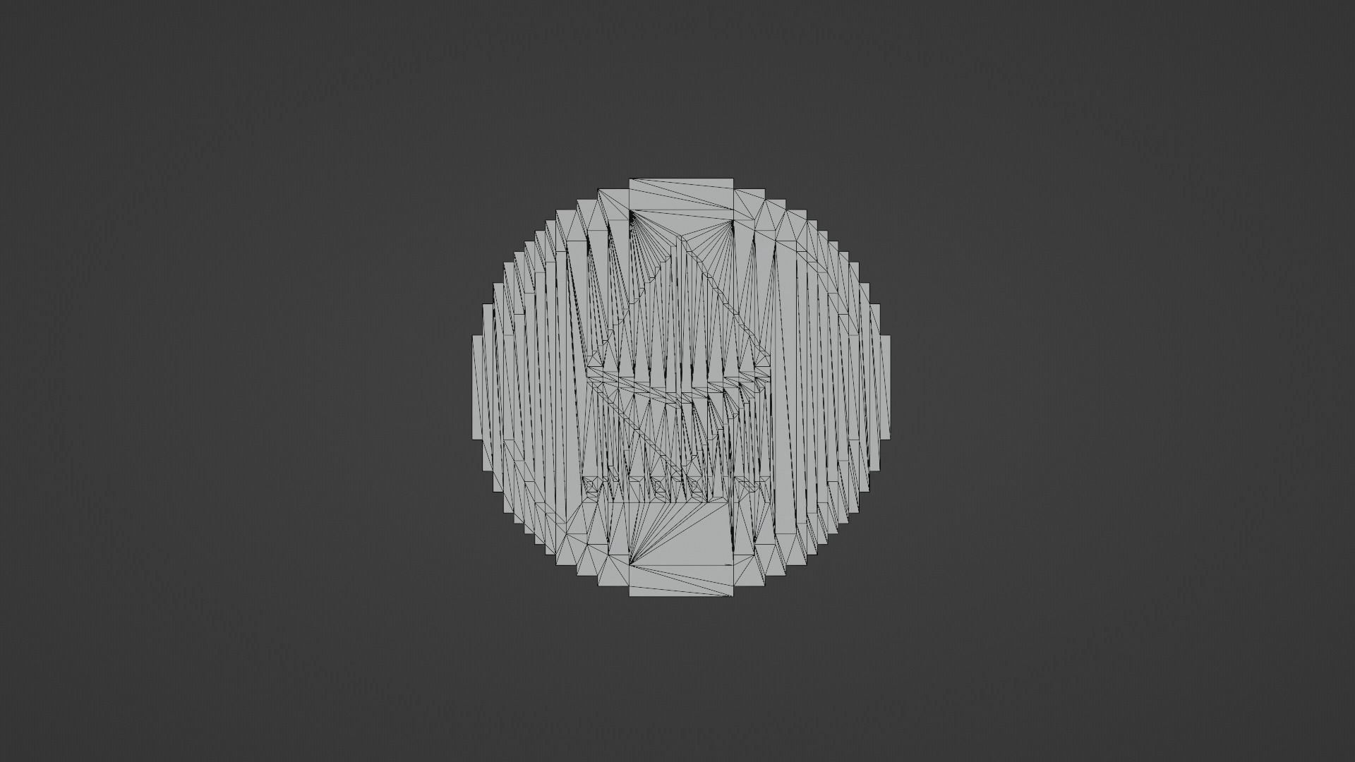 Ethereum Coin Low-poly 3D model_9