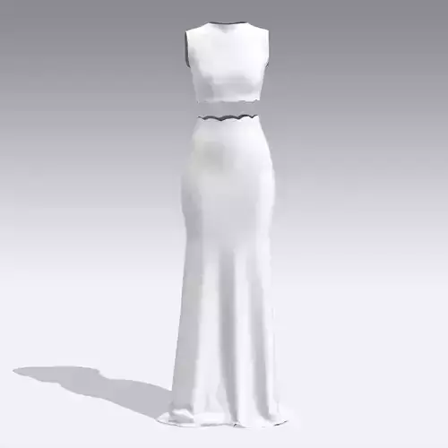 TWO PIECES SUIT WHITE MODERN ELEGANCE