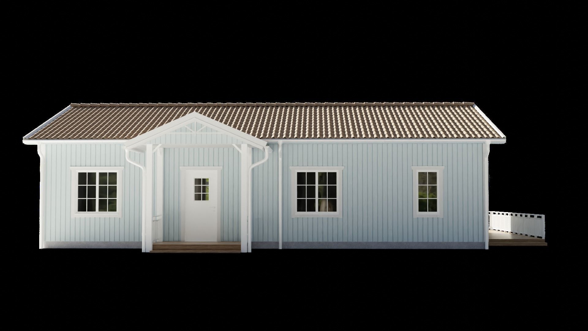 Nordic House 3D model_1