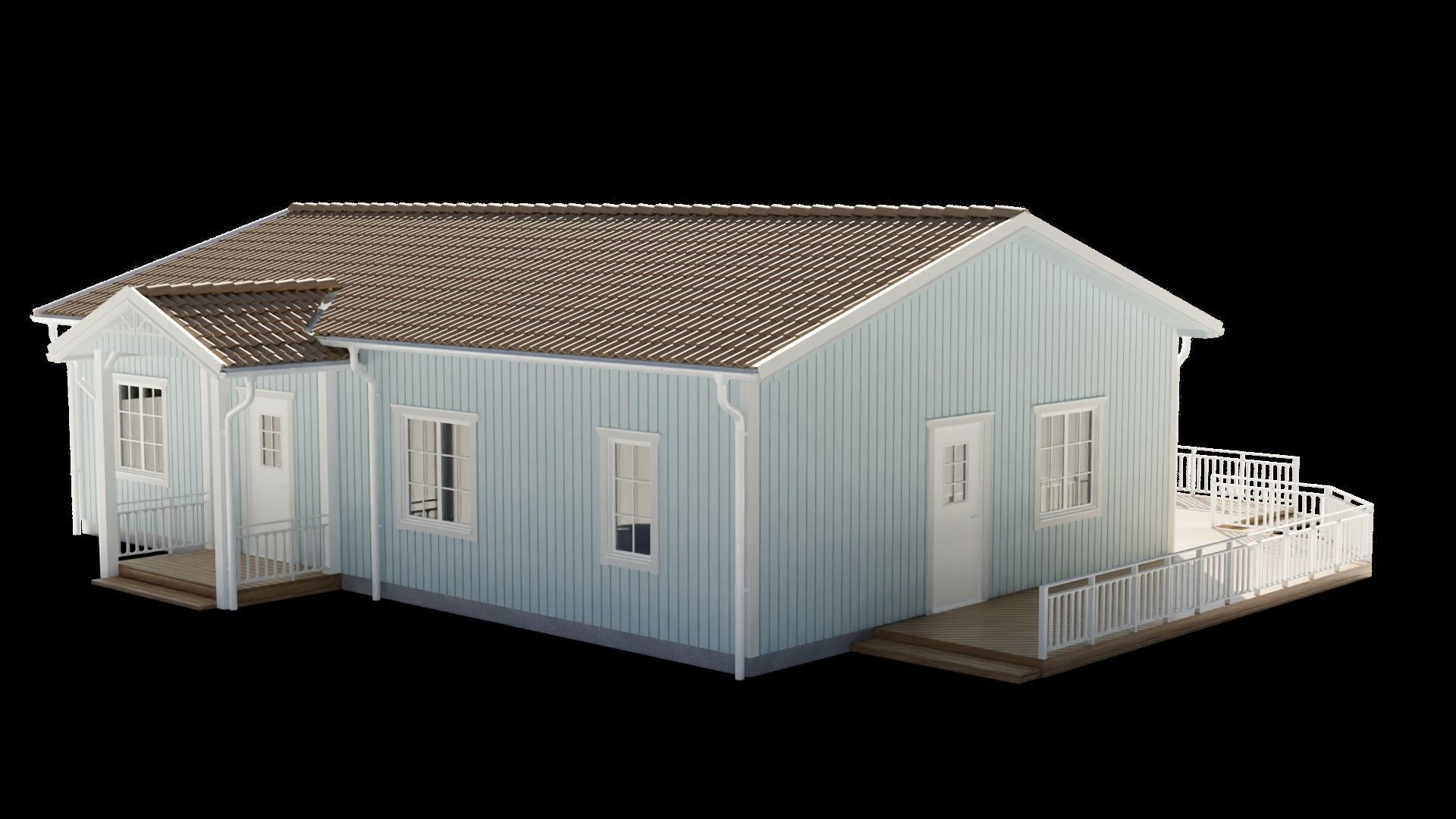 Nordic House 3D model_8