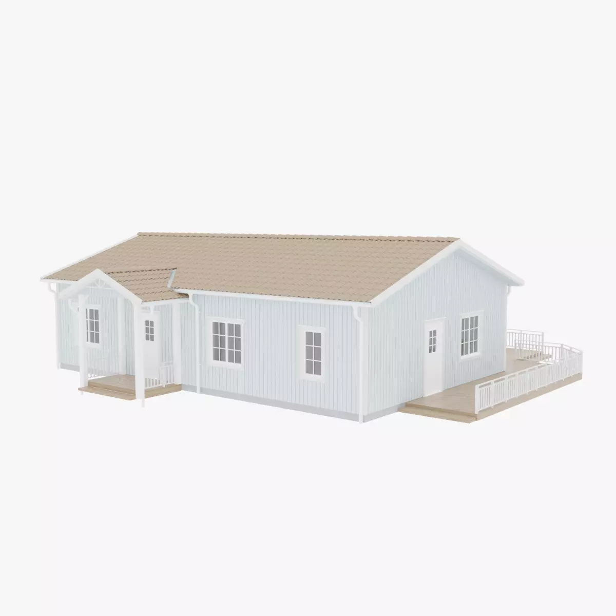 Nordic House 3D model_0