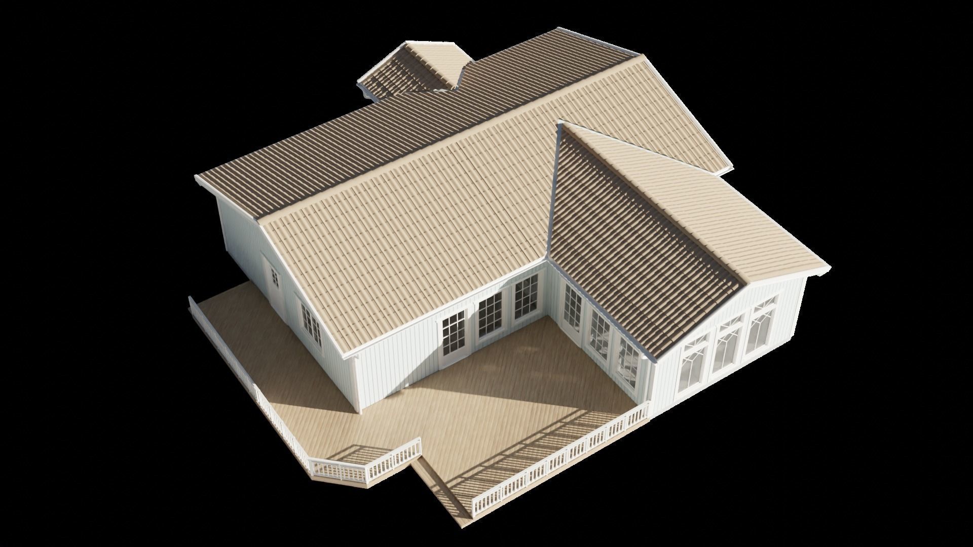 Nordic House 3D model_4