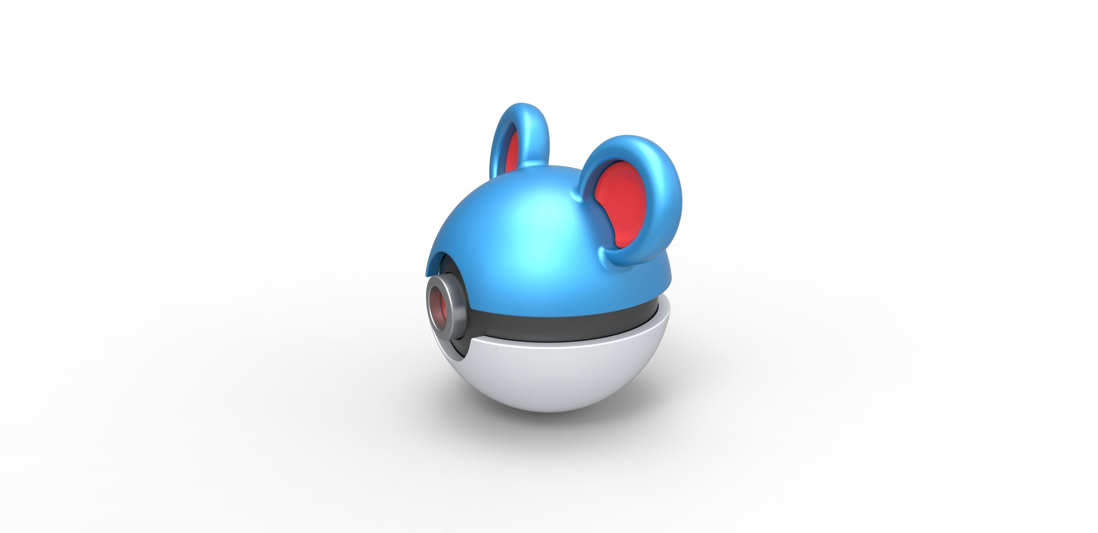 Marill orb 3D print model_5