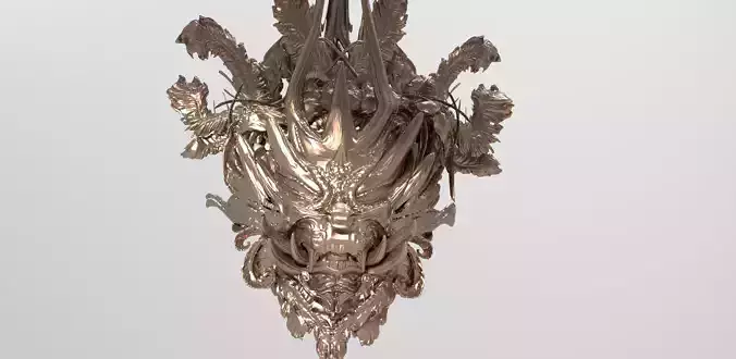 King Dragon Asian Shield Design 