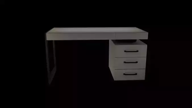 Low Poly Modern Desk