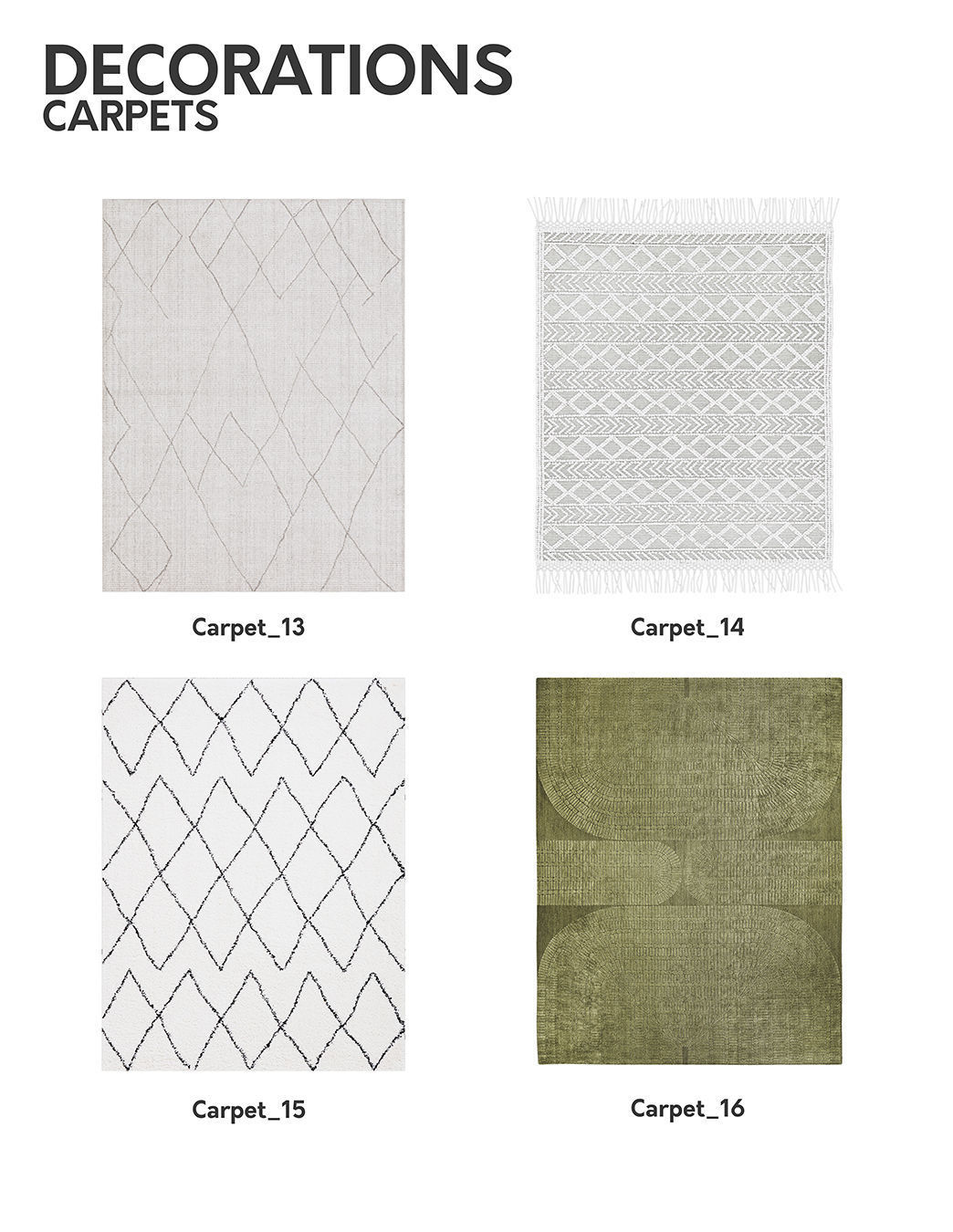 2D Floor Plan Furniture - Top View PSD - MORE than 300 cutouts 3D model_20