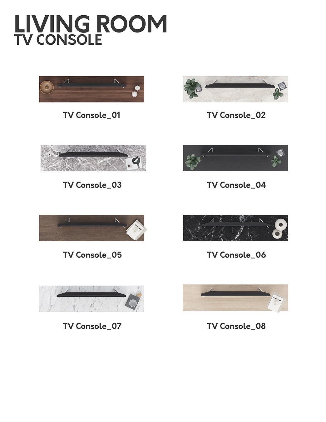 2D Floor Plan Furniture - Top View PSD - MORE than 300 cutouts 3D model_43