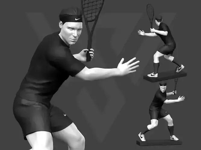 Rafael Nadal 3D Printable 2 3D print model