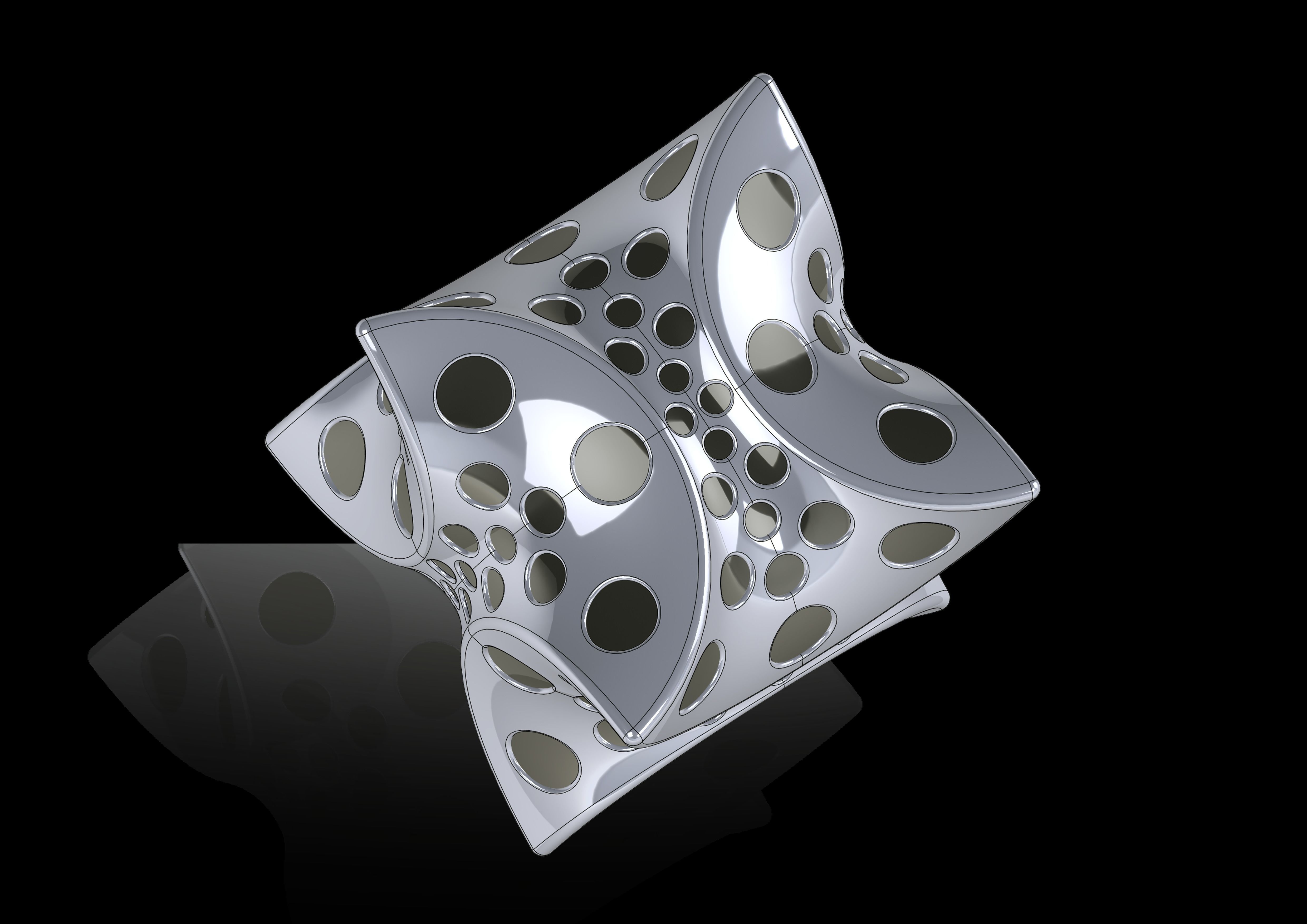 cubic dice 3D print model_4