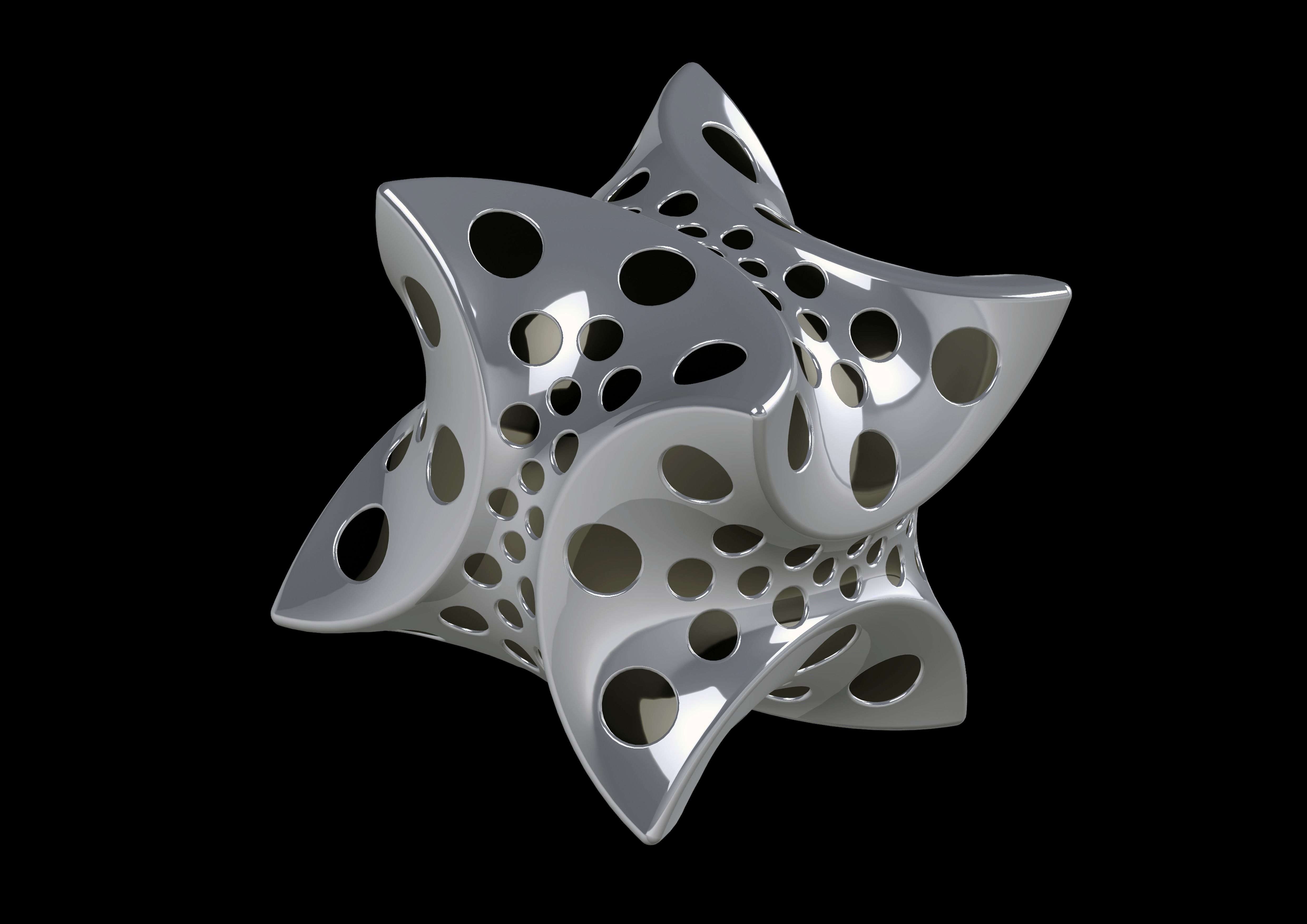 cubic dice 3D print model_5