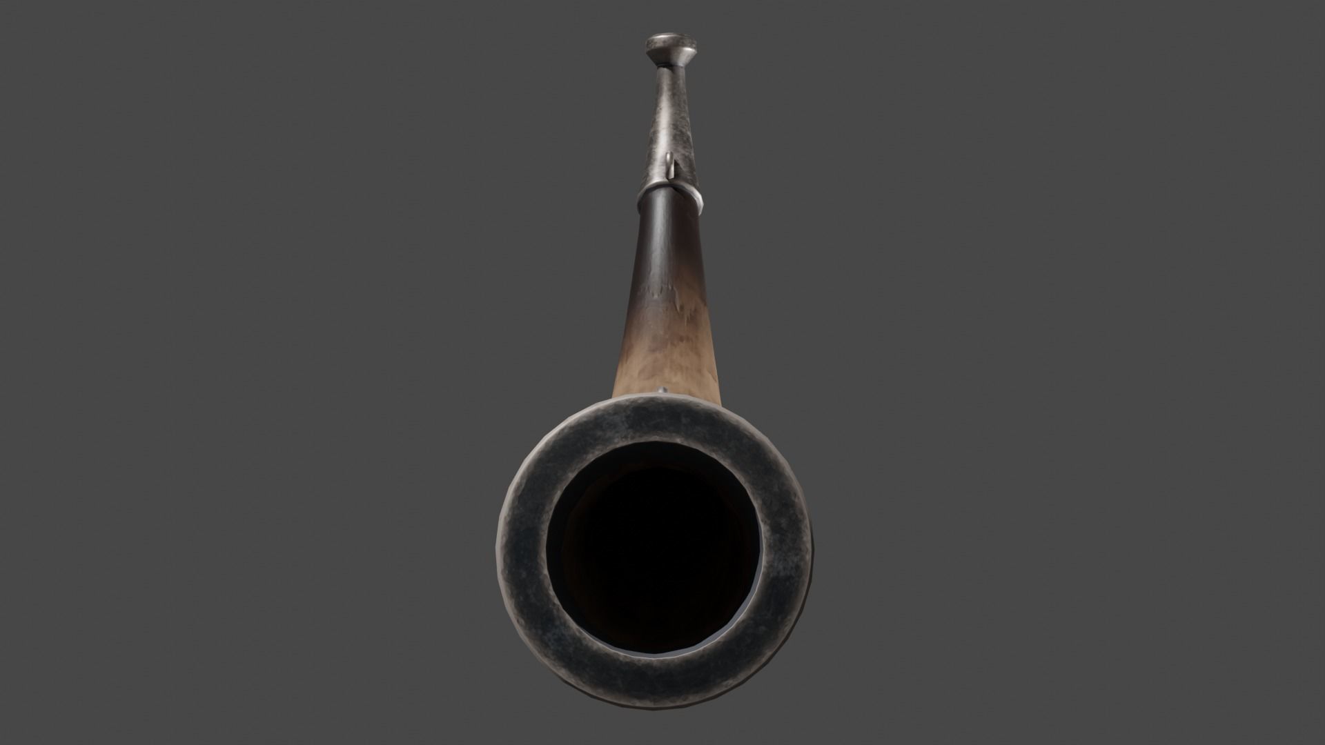 Stylized Viking  Horn Arabian style  low poly PBR Game Ready Low-poly 3D model_3