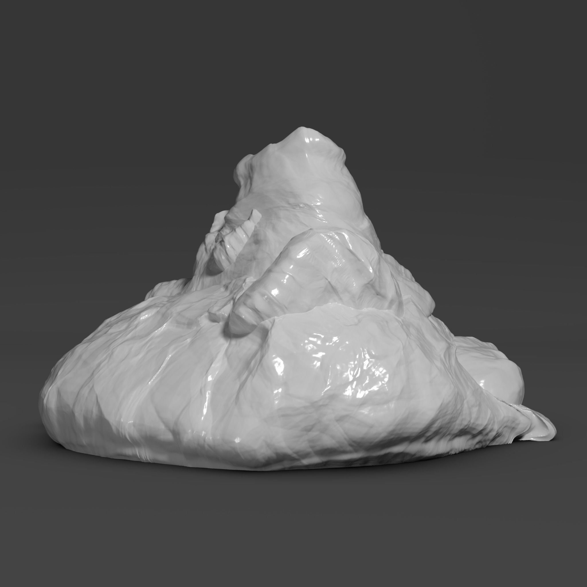 volcano - volcan  Free 3D print model_3