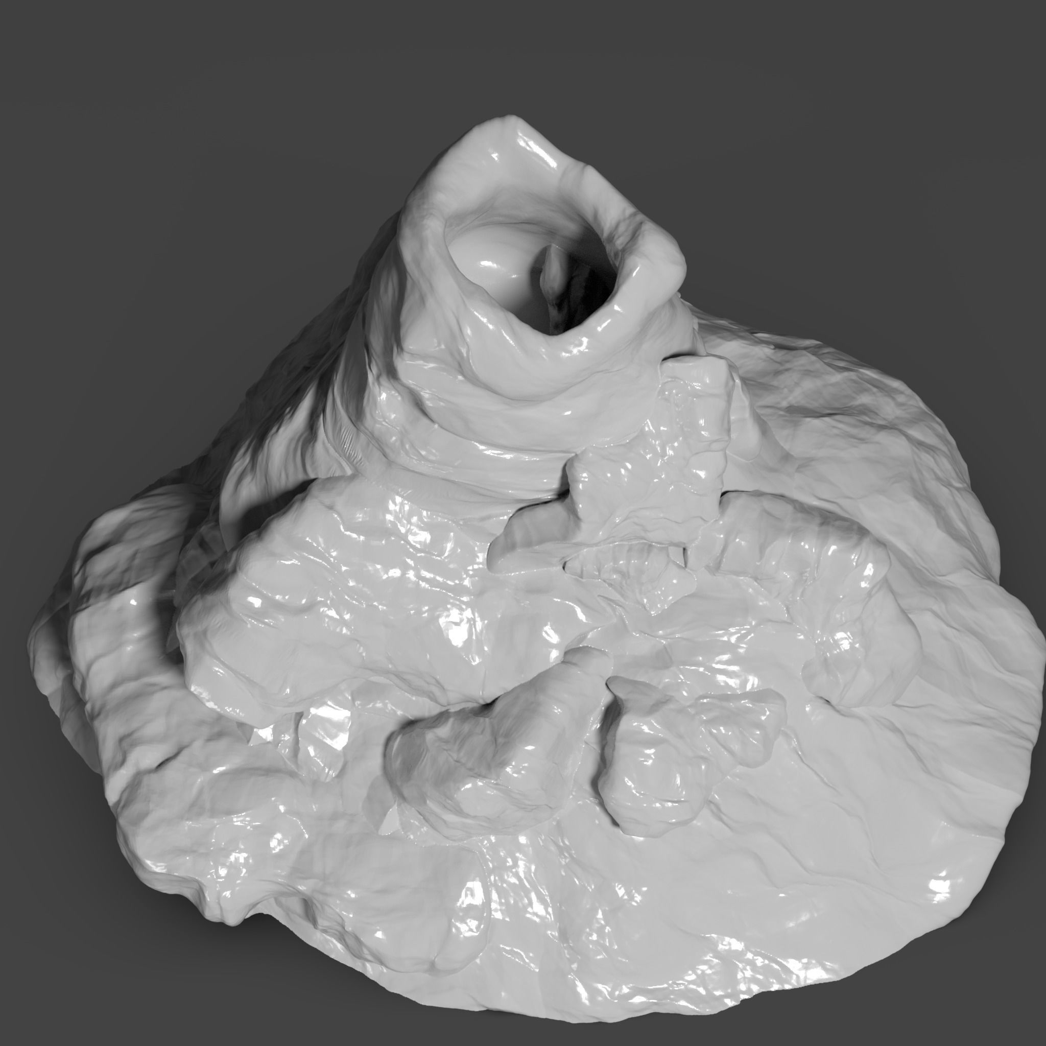 volcano - volcan  Free 3D print model_5