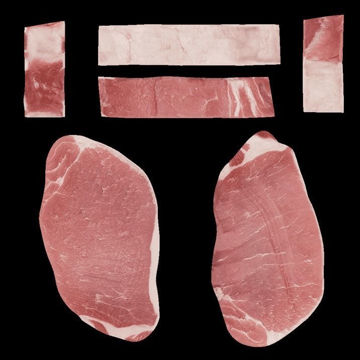 Pork Chops Package 3D model_13